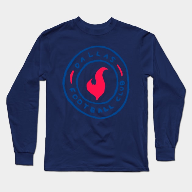 FC Dallaaaas 04 Long Sleeve T-Shirt by Very Simple Graph